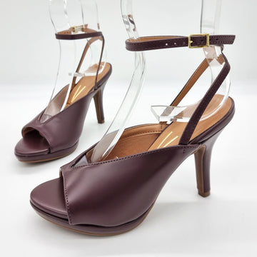 Vizzano 6210-1041 Strappy Peeptoe Pump in Burgundy Napa